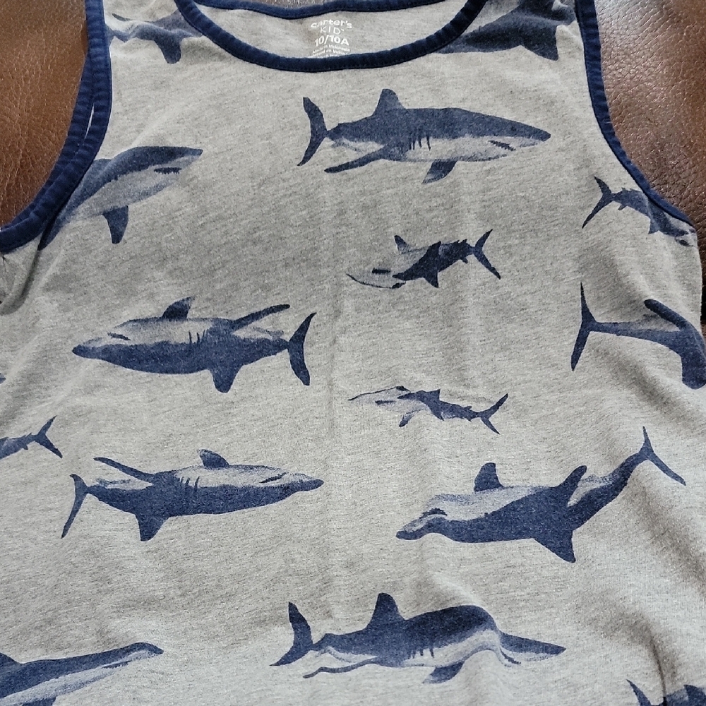Carter's Gray Shark Tank Top (2)